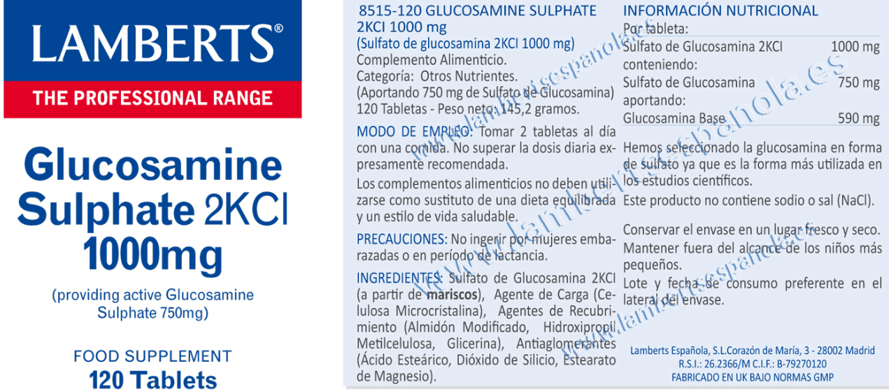 Información nutricional
