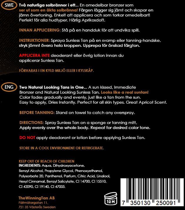 Información nutricional