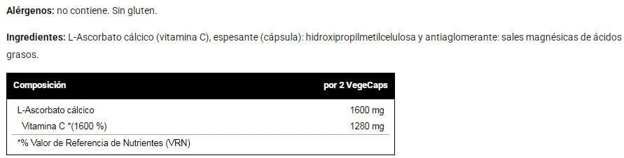 Información nutricional