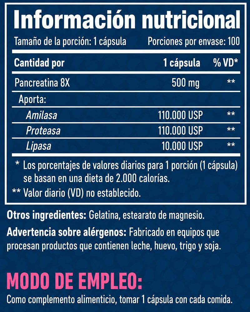 Información nutricional