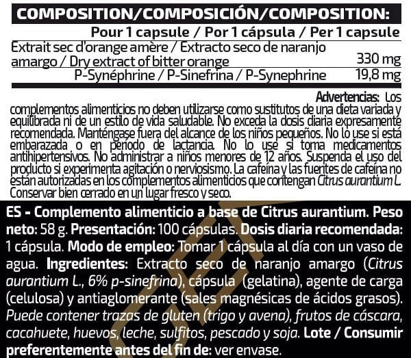 Información nutricional