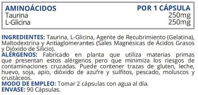 Información nutricional