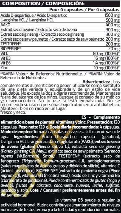 Información nutricional