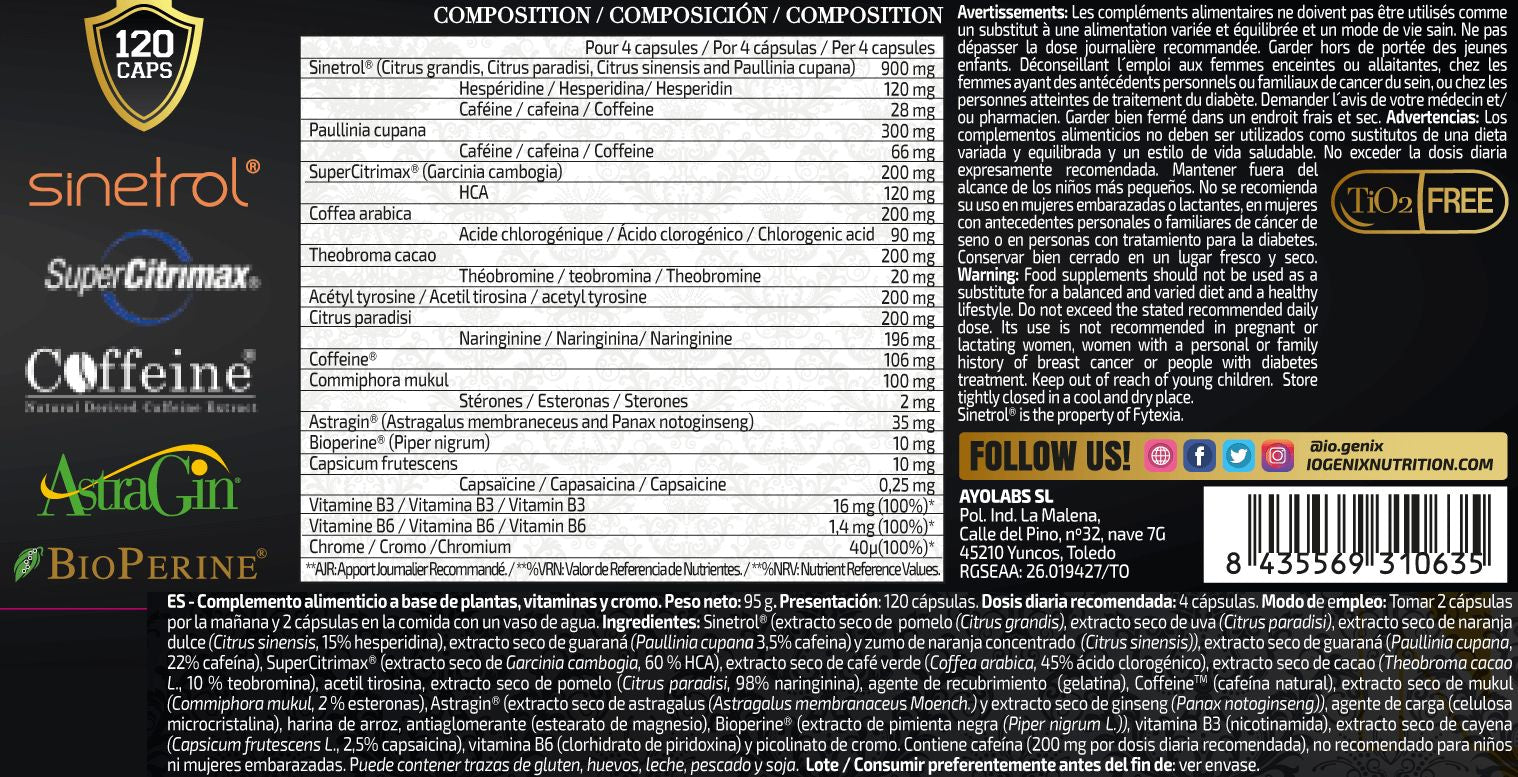 Información nutricional