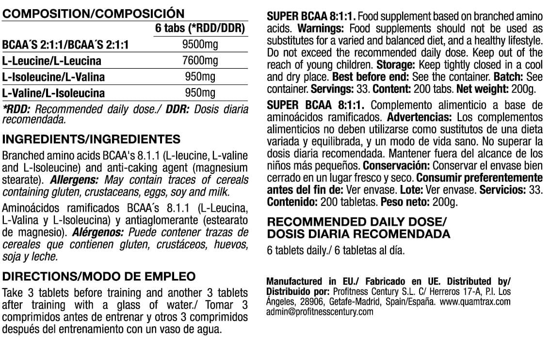 Información nutricional