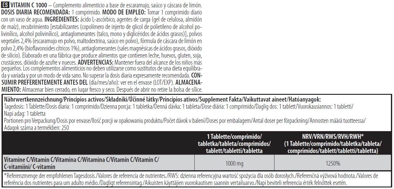 Información nutricional