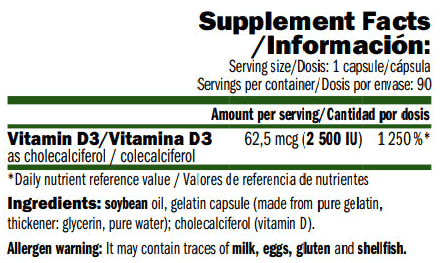 Información nutricional