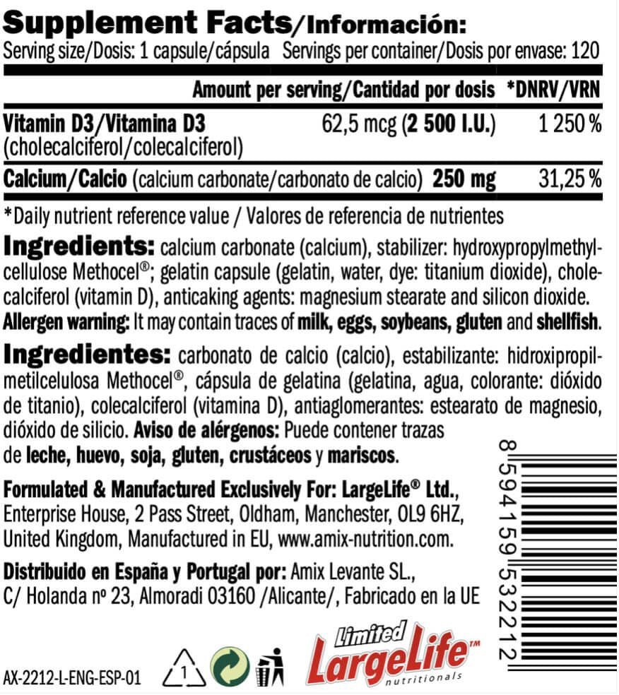 Información nutricional