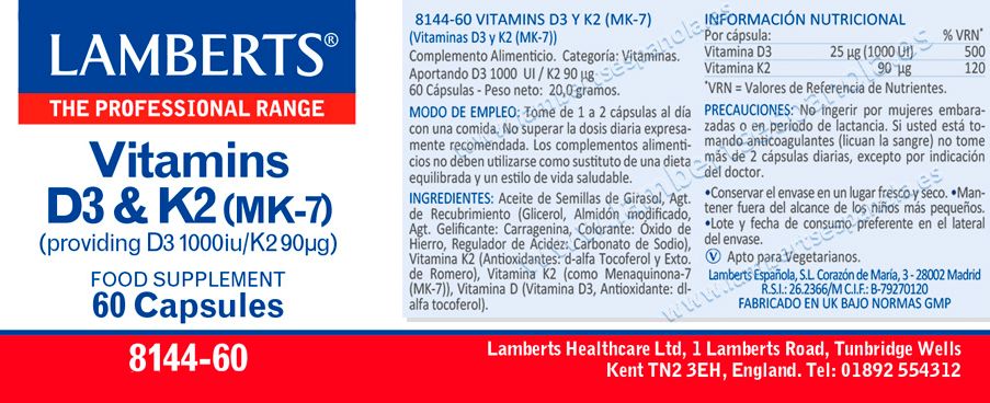 Información nutricional