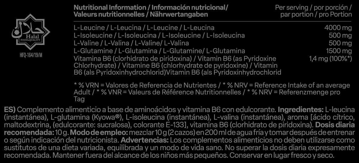 Información nutricional