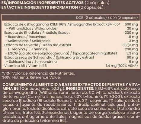 Información nutricional