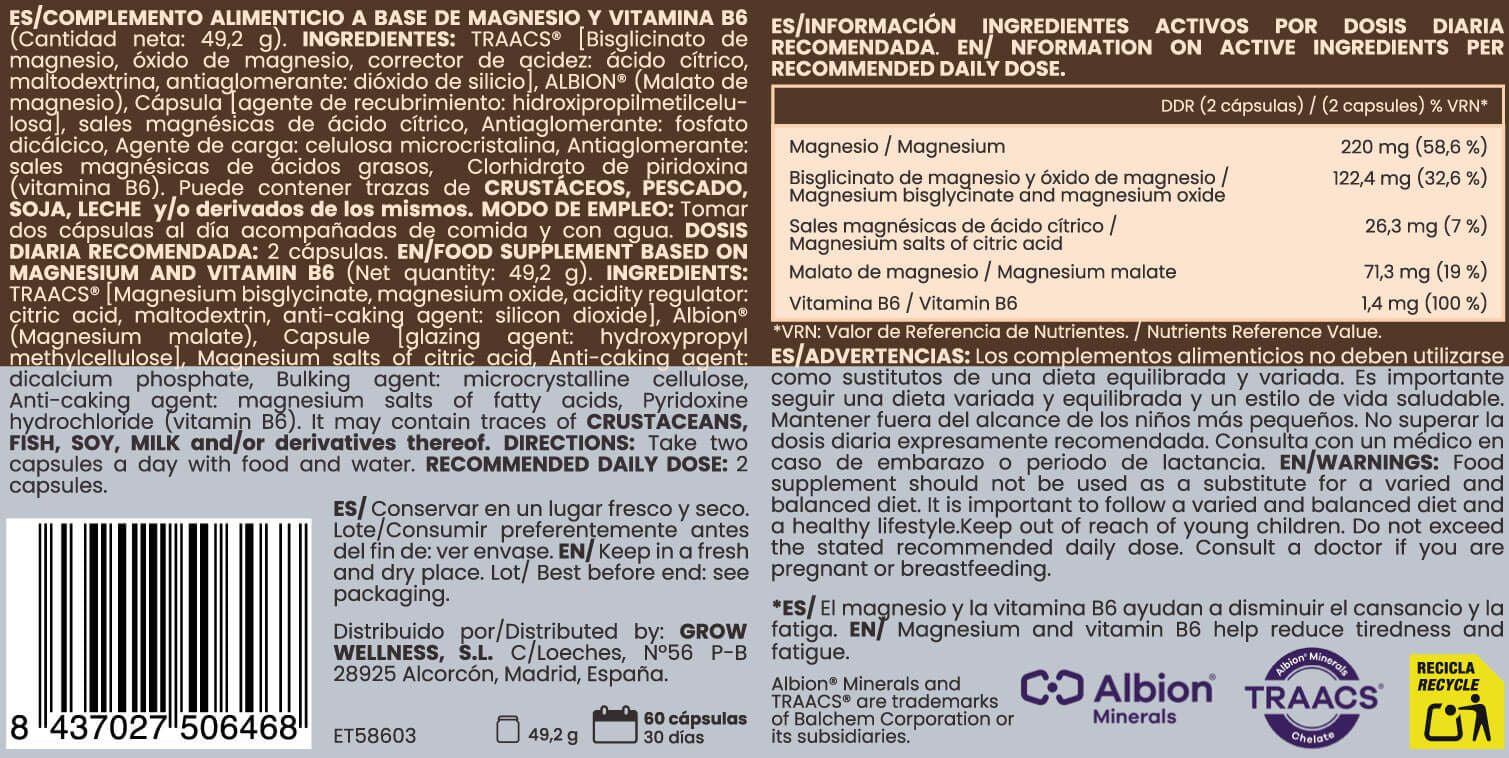 Información nutricional