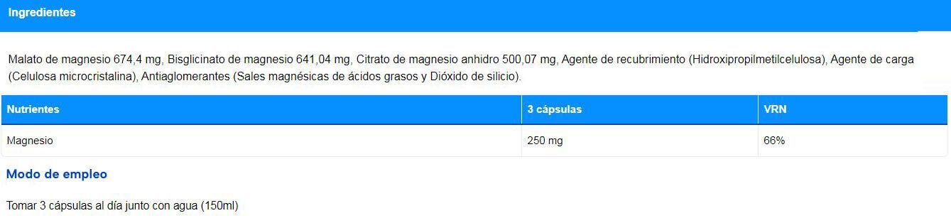 Información nutricional