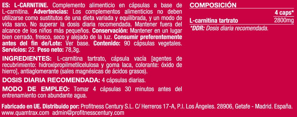 Información nutricional