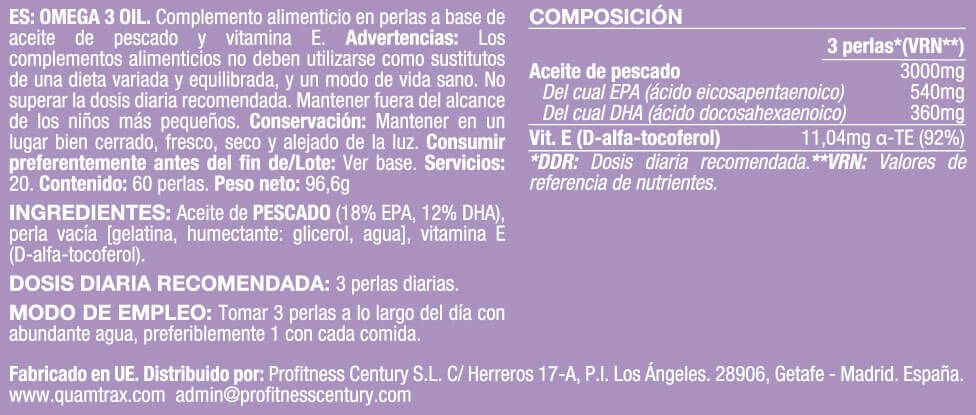Información nutricional