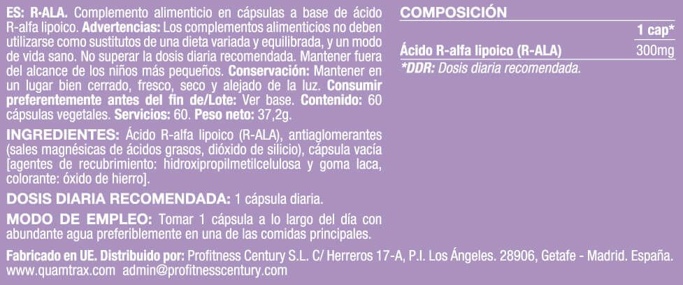 Información nutricional