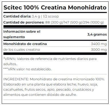 Información nutricional