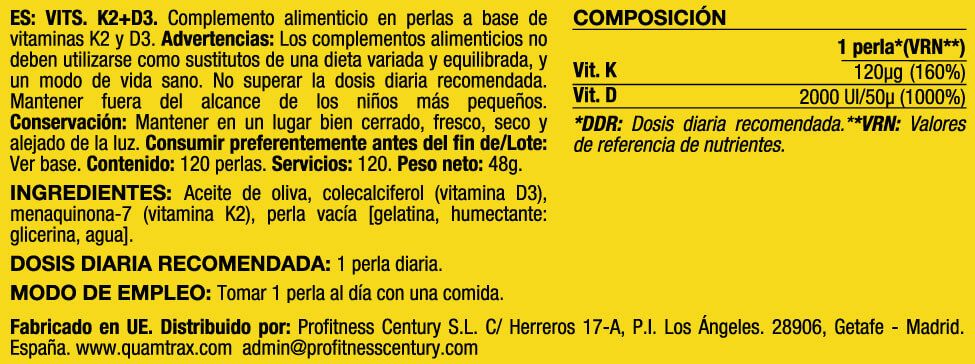 Información nutricional